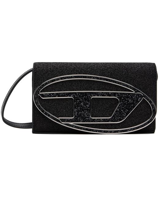 DIESEL Black 1dr Wallet Strap Bag