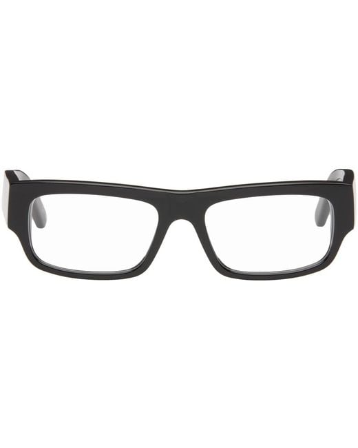 Balenciaga Black Rectangular Glasses