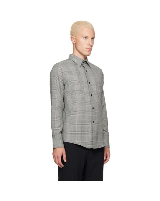 Ernest W. Baker Gray Classic Shirt for men