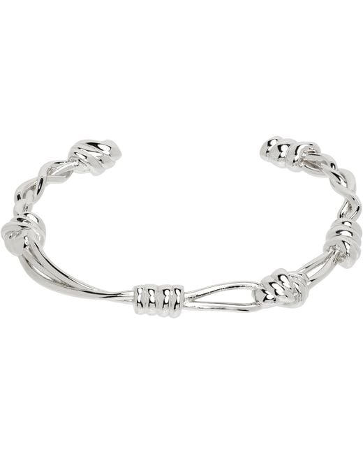 Jil Sander Metallic Knot Bracelet