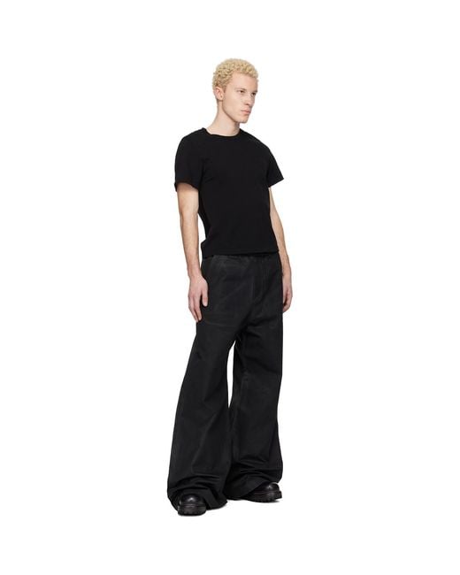 Det Blev Sent Black Cropped T-Shirt for men