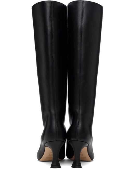 By Far Black Stevie 42 Knee-High Tall Boots