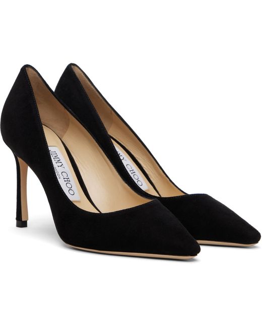 Jimmy Choo Black Romy 85 Heels