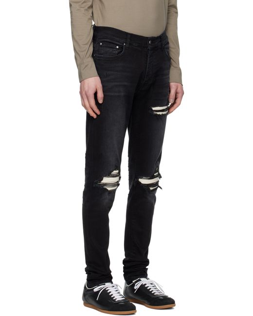 メンズ Amiri ブラック Mx1 Ultrasuede ジーンズ Black