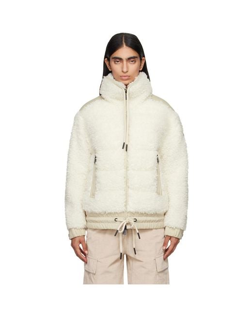 Moncler Natural Fur-Effect Down Jacket