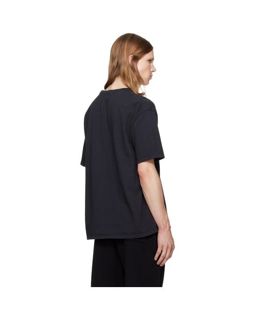 Rhude Black Slip T-Shirt for men