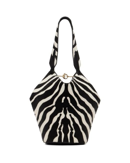 Khaite Black Mini Lotus Tote