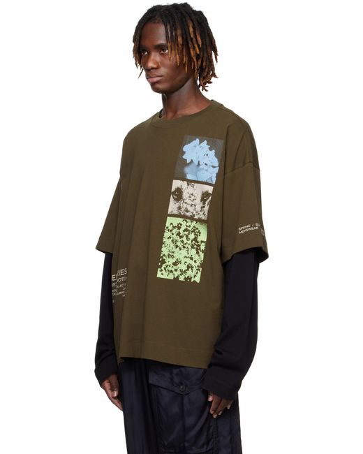 Dries Van Noten◇リブジャージーTシャツ ボタン付き DRIES VAN