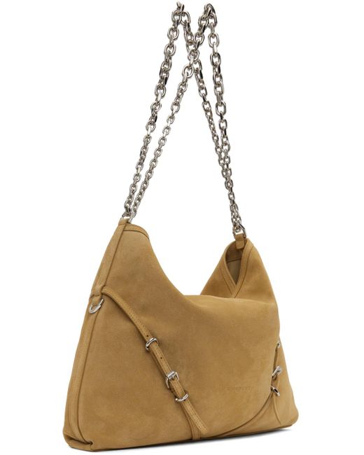 Givenchy Brown Tan Medium Voyou Chain Bag