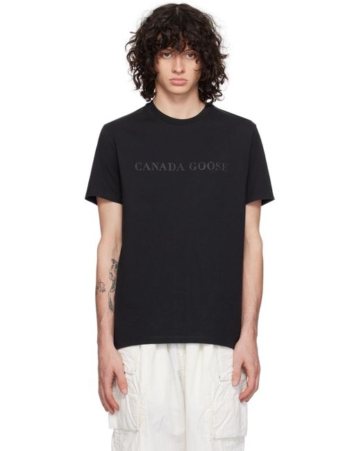 Canada Goose Black Emerson T-shirt for men