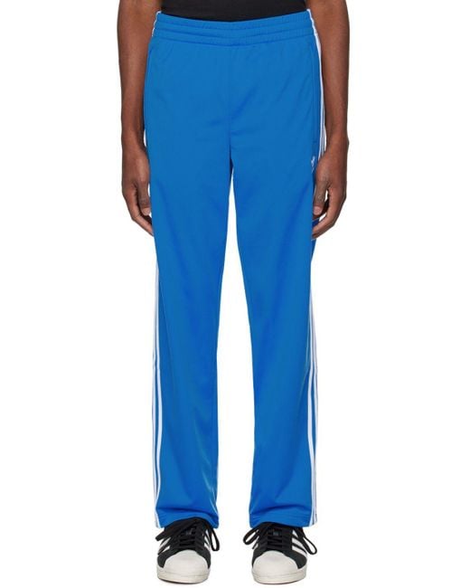 adidas Originals Blue Adicolor Classics Firebird Track Pants for Men | Lyst