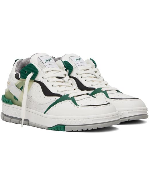 Axel Arigato Black White & Green Astro Sneakers for men