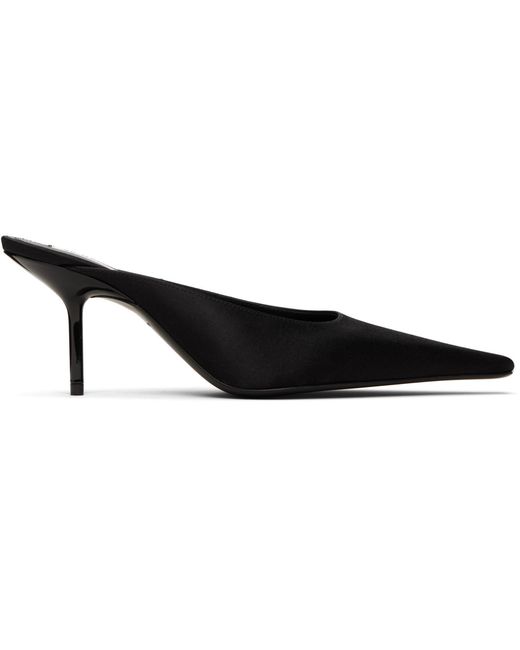 Victoria Beckham Black Sloan Stiletto Mule 75 Heels