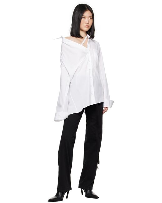 Ann Demeulemeester ホワイト Jula シャツ White