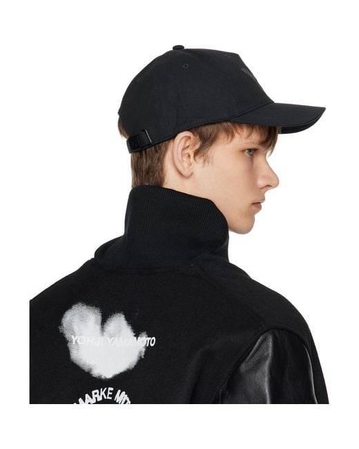 Y-3 Black Classic Logo Cap for men