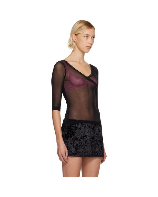 Fruity Booty Black Moss Wrap T-Shirt