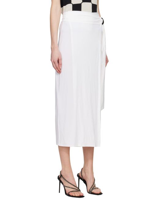 Jupe midi beato blanche Max Mara en coloris Black