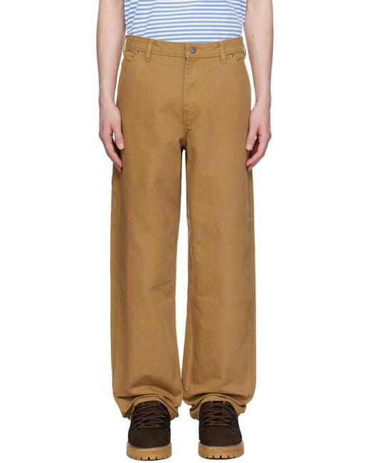 The North Face Natural Tan Cedar Canvas Work Trousers for men