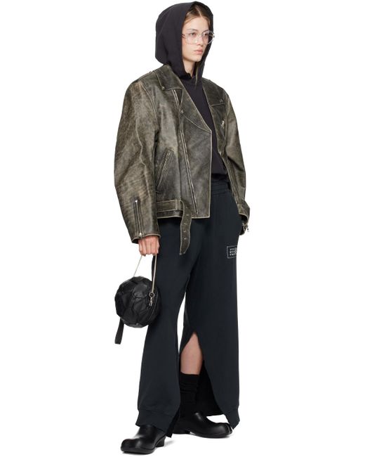 MM6 Maison Margiela ヘビーレザー バイカージャケット MM6 Maison Margiela ヘビーレザー バイカージャケット (MM6