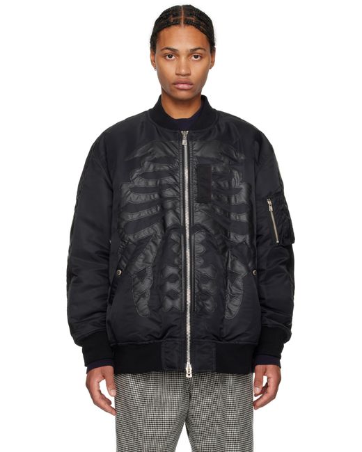 TAKAHIROMIYASHITA TheSoloist. Flight Bomber Jacket in Black for 