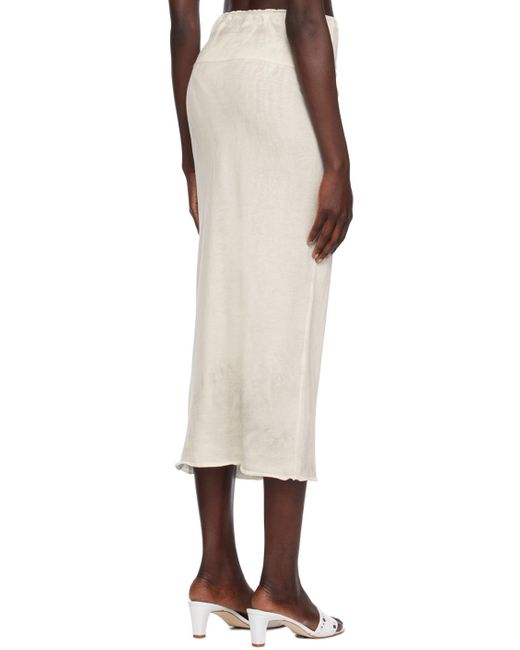 Paloma Wool Natural Off- Drytears Reversible Maxi Skirt