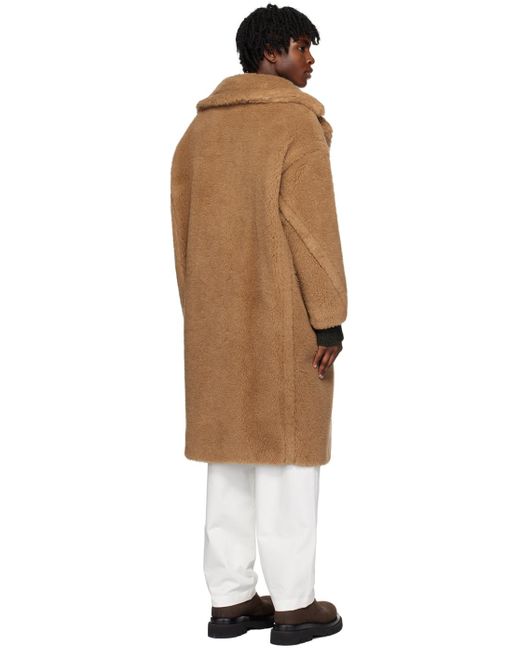 Max Mara Black Brown Teddy Bear Coat for men