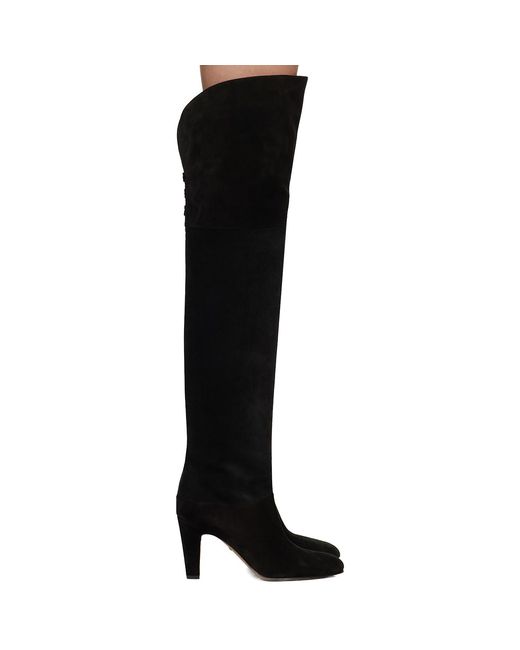 Chloé Black Eve Thigh High Boots