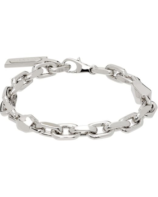 Lanvin Black Cubic Bracelet for men
