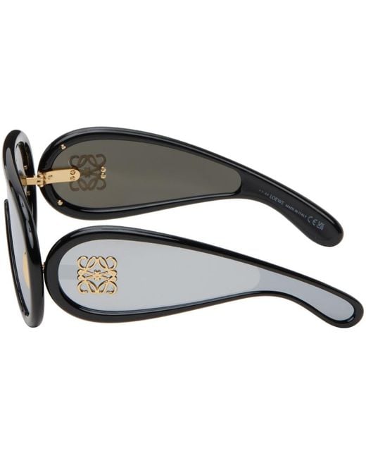 Loewe Black Wave Mask Sunglasses for men