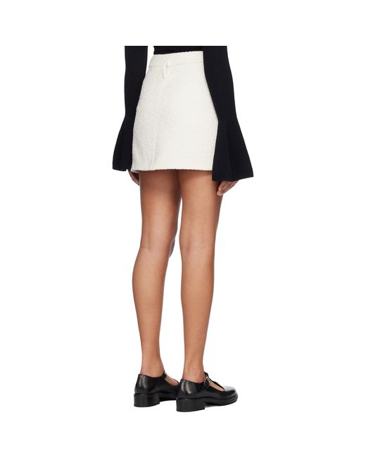 Camilla & Marc White Off- Flint Miniskirt