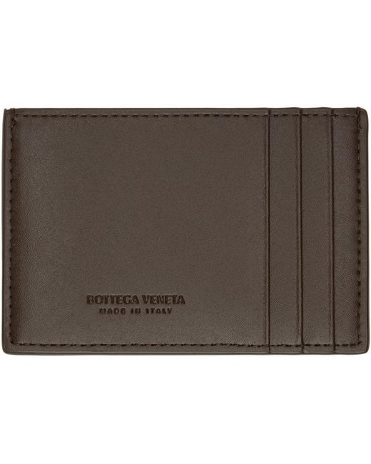 Bottega Veneta Black Cassette Cit Card Holder for men