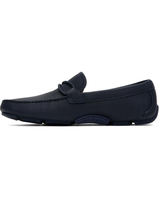 Ferragamo Blue Driver Loafers for men