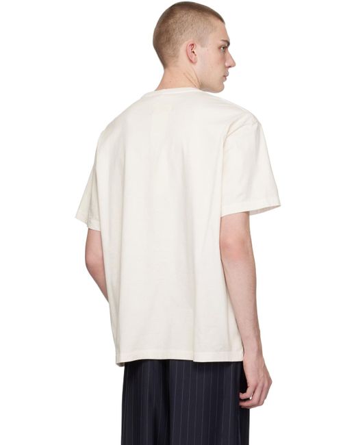 Doublet White Android T-shirt for men