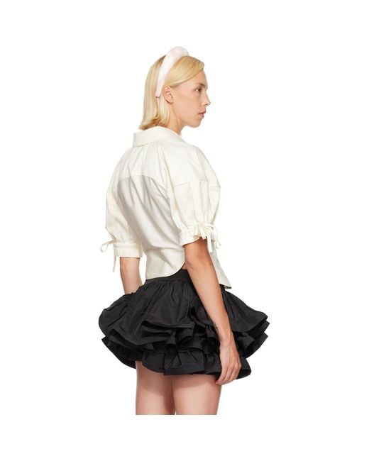 Vivienne Westwood White Off- Idaho Blouse
