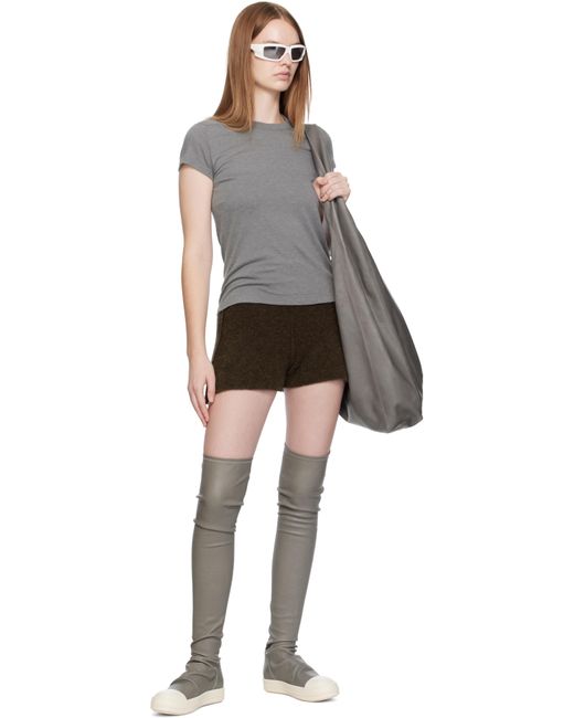 Rick Owens Multicolor Concordians Cropped Level T-Shirt