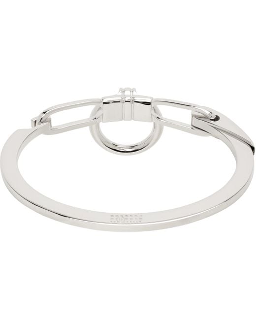 Maison Margiela/シルバー Elongated ブレスレット MM6 エムエムシックス メゾン マルジェラ Maison Margiela