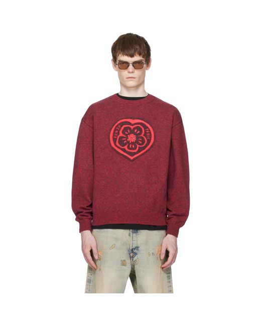KENZO Red Paris Boke Heart' Sweater for men