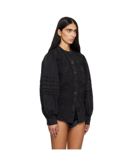 Isabel Marant Black Mileda Shirt