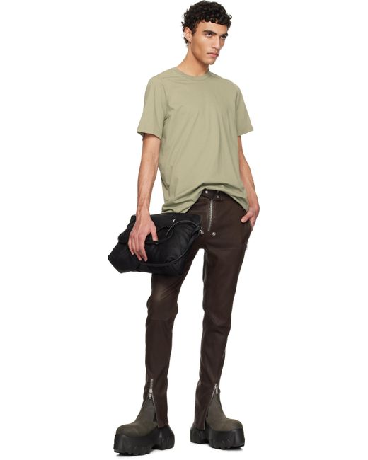メンズ Rick Owens ブラック ビッグ Hollywood Adri バッグ Black
