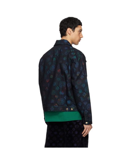 Casablanca Blue Heatmap Jacket for men