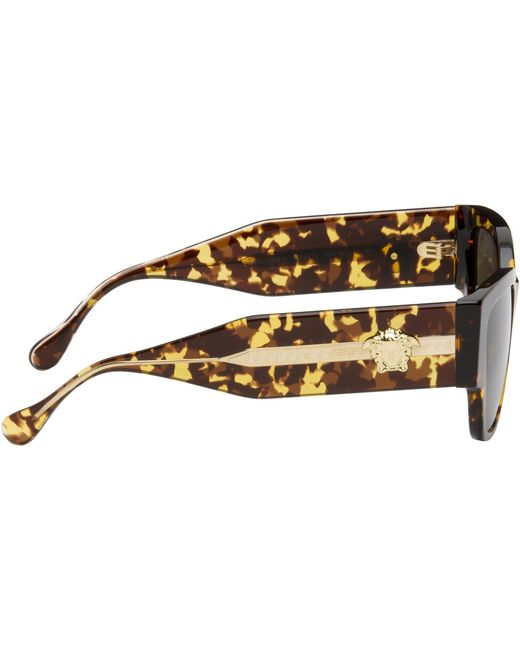 Versace Brown Tortoiseshell Sunglasses