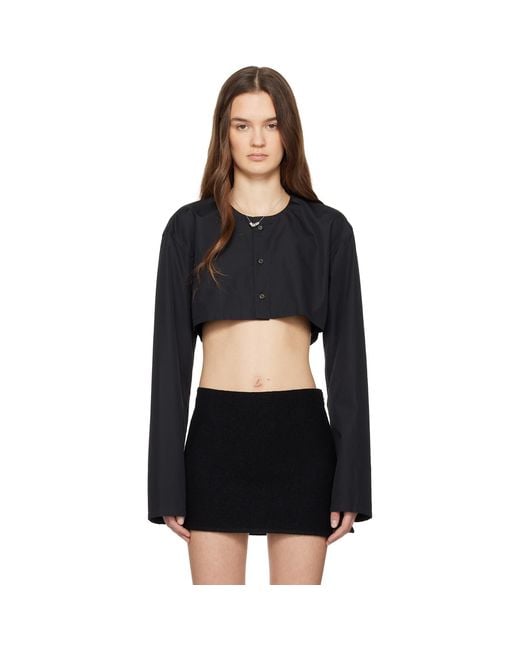 Rier Black Mini Shirt