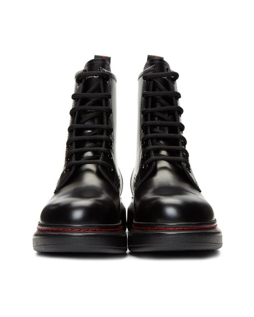 alexander mcqueen combat boots