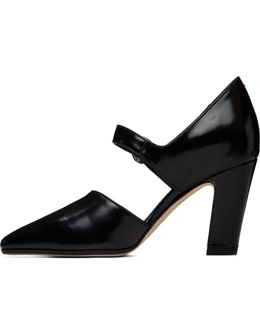 Aeyde Black Isidora Mary-Jane Heels