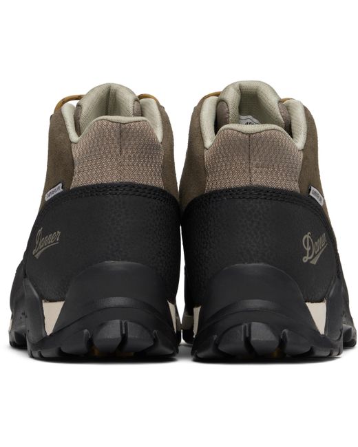 Danner Black Khaki Panorama Mid Boots for men