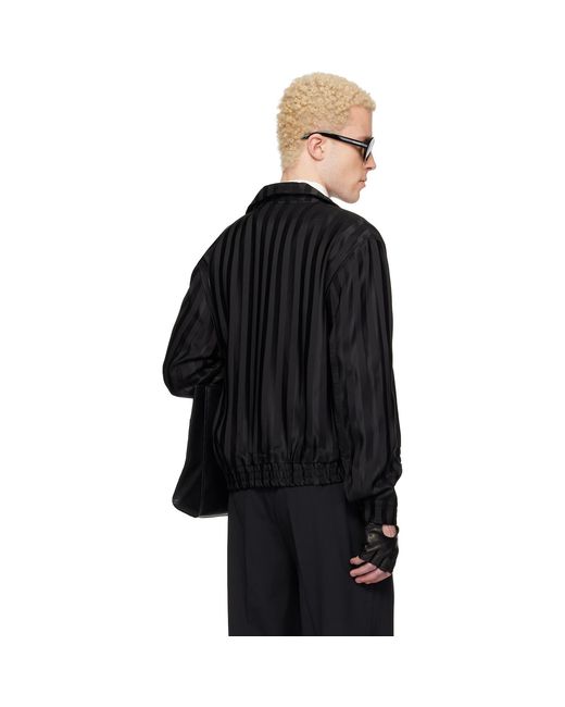 Ernest W. Baker Black Harrington Jacket for men