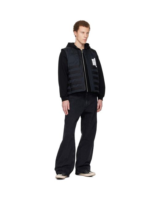 Neighborhood Black Nanga Edition Tactical Down Vest for men