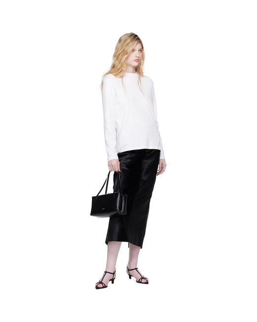 Jil Sander Black Goji Pillow Small Bag