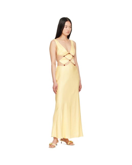 Bec & Bridge Black Agathe Diamond Maxi Dress