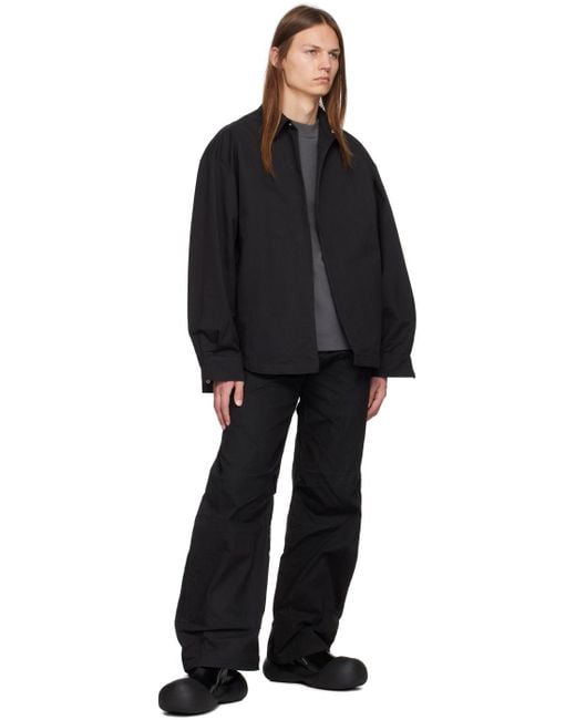 メンズ Seventh ブラック Bow Tech パンツ Black